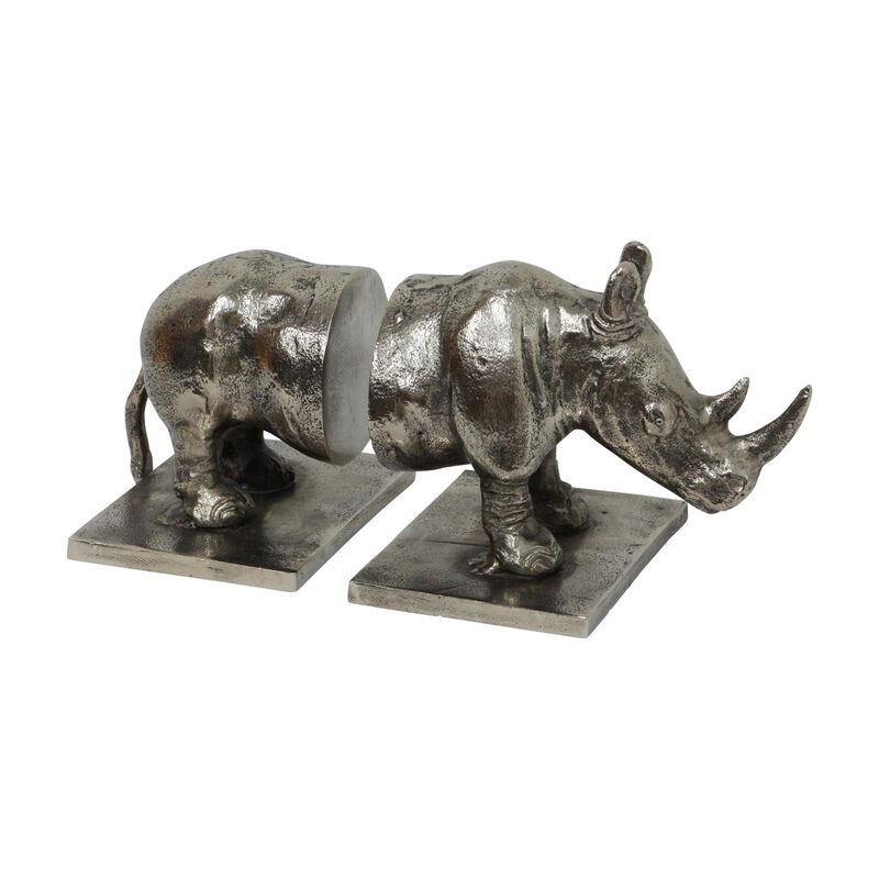 French Country Rhino Bookends image number 1